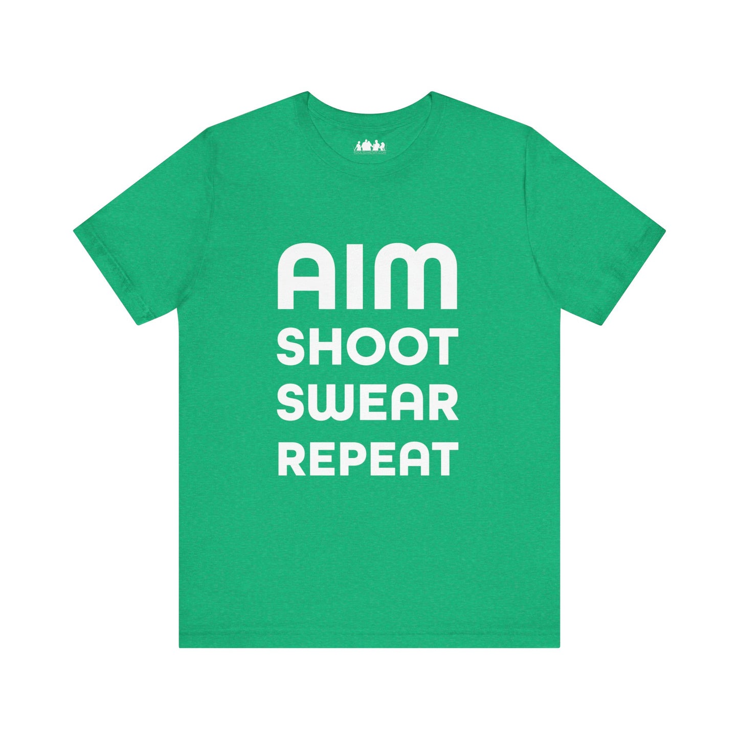 Aim Shoot Swear Repeat Tee Shirt