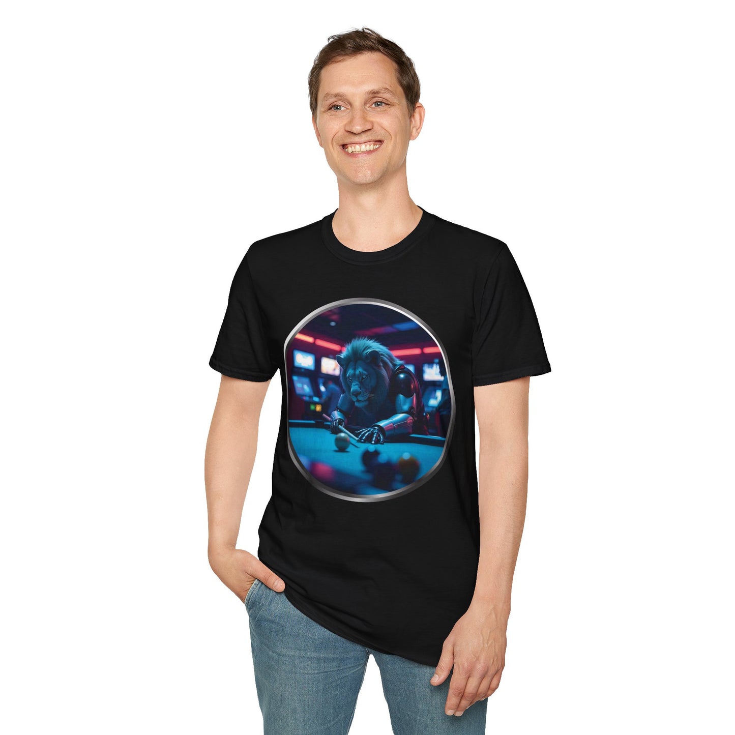 Lion playing pool T-Shirt