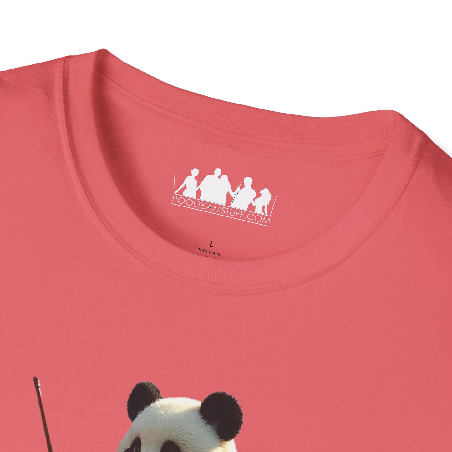 Panda Clock Unisex Softstyle T-Shirt, Cute Animal Tee, Gift for Nature Lovers, Funny Graphic Tee, Casual Wear, Birthday Present