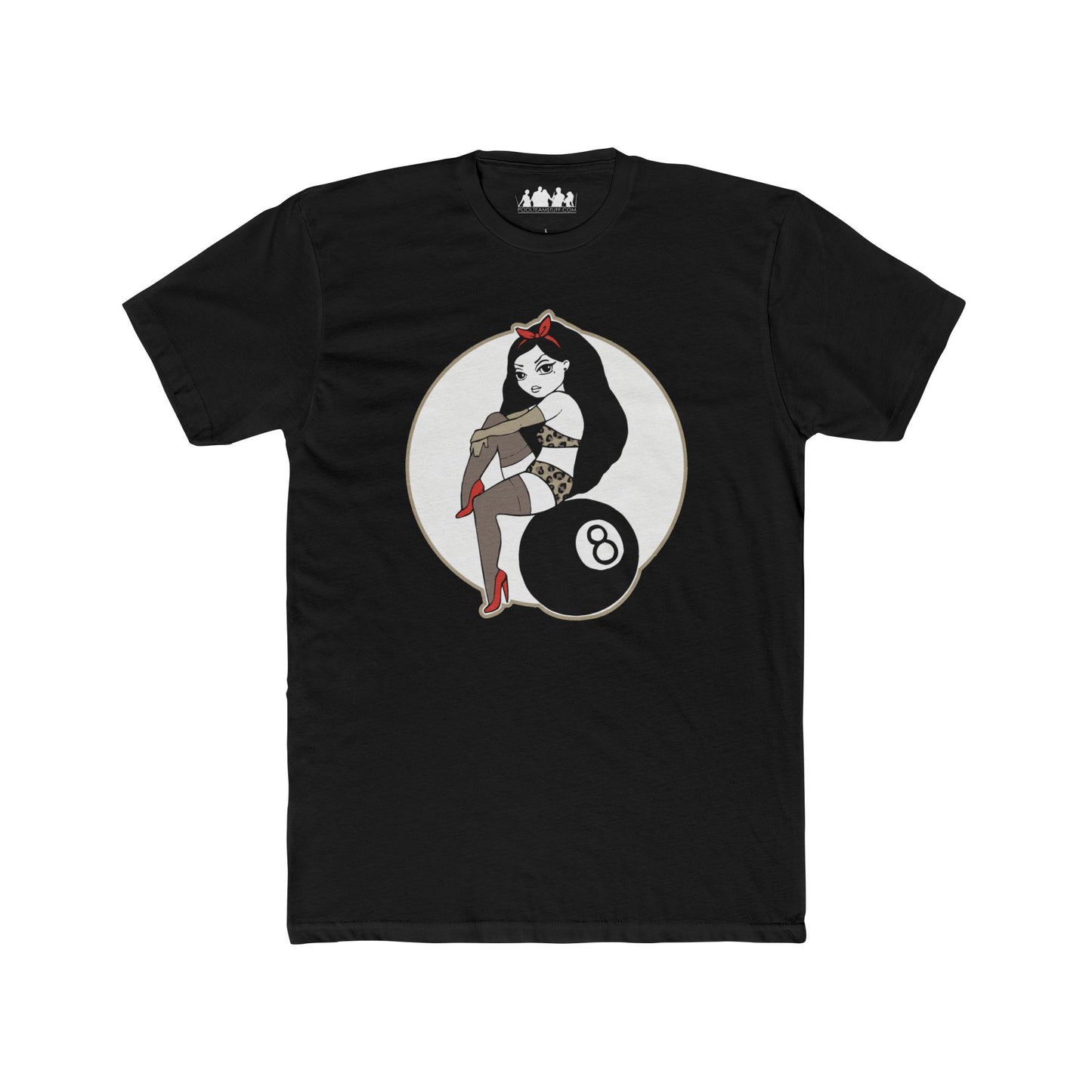 Vintage Pin-Up Style Unisex Cotton T-Shirt