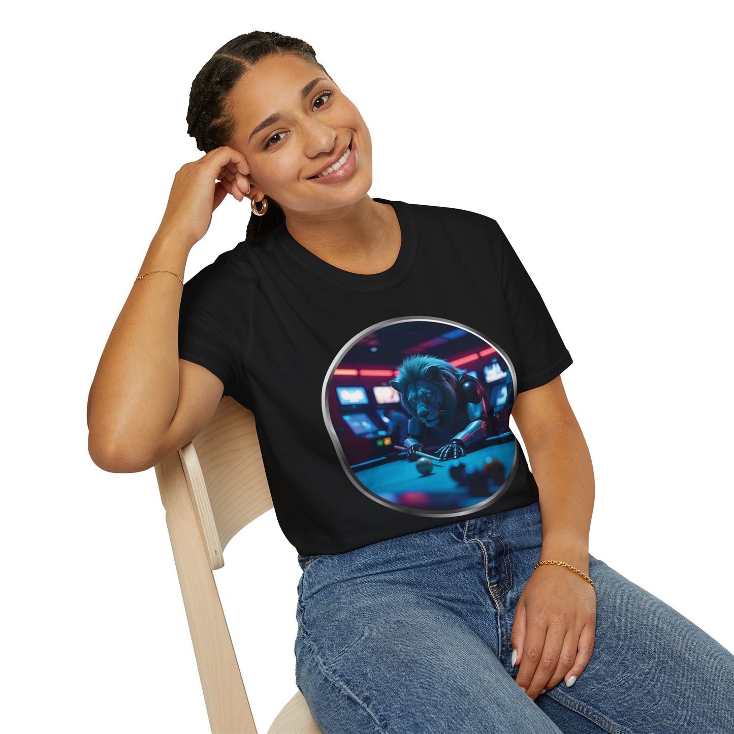 Lion playing pool T-Shirt