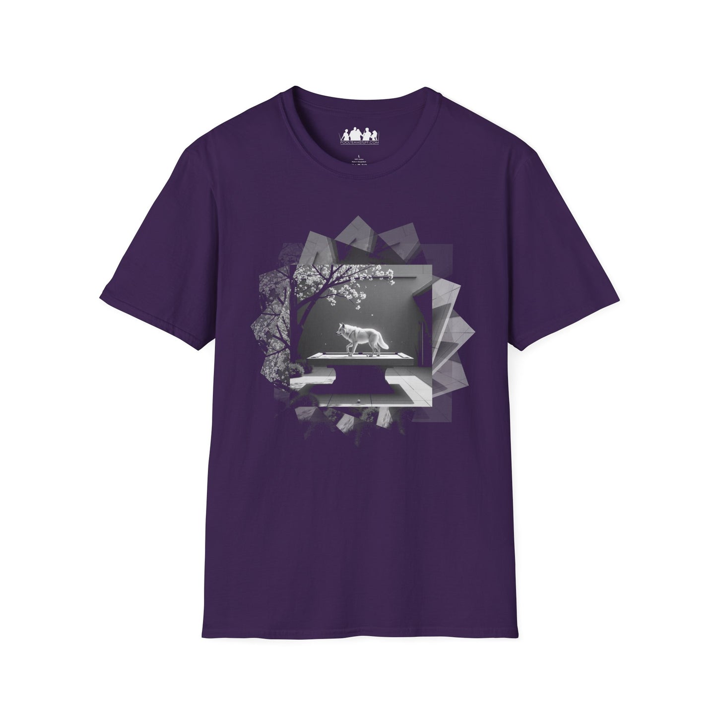 Wolf On Pool Table T-Shirt
