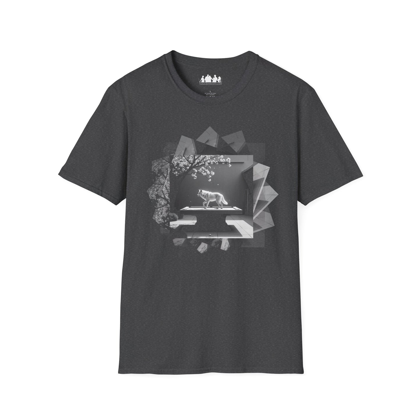 Wolf On Pool Table T-Shirt
