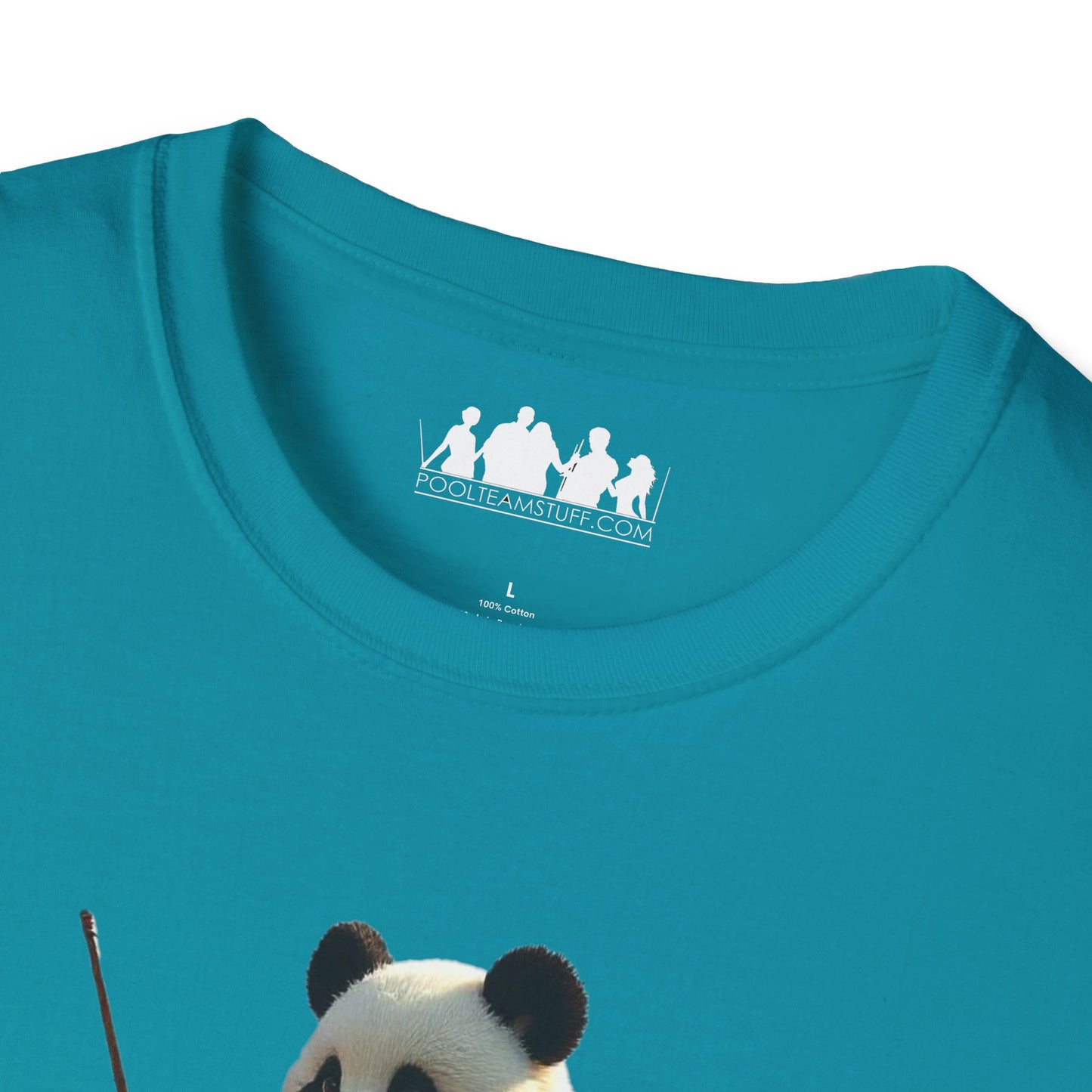 Panda Clock Unisex Softstyle T-Shirt, Cute Animal Tee, Gift for Nature Lovers, Funny Graphic Tee, Casual Wear, Birthday Present