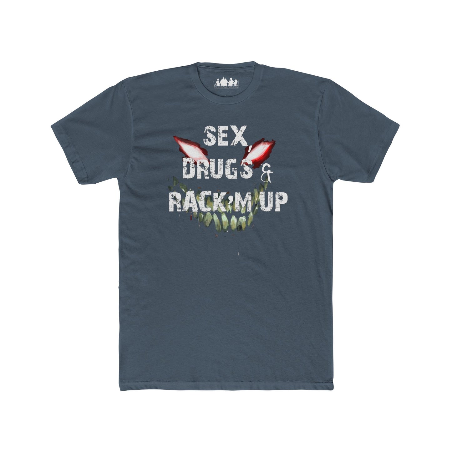 Sex, Drugs and Rack'm up Men's Cotton Crew Tee