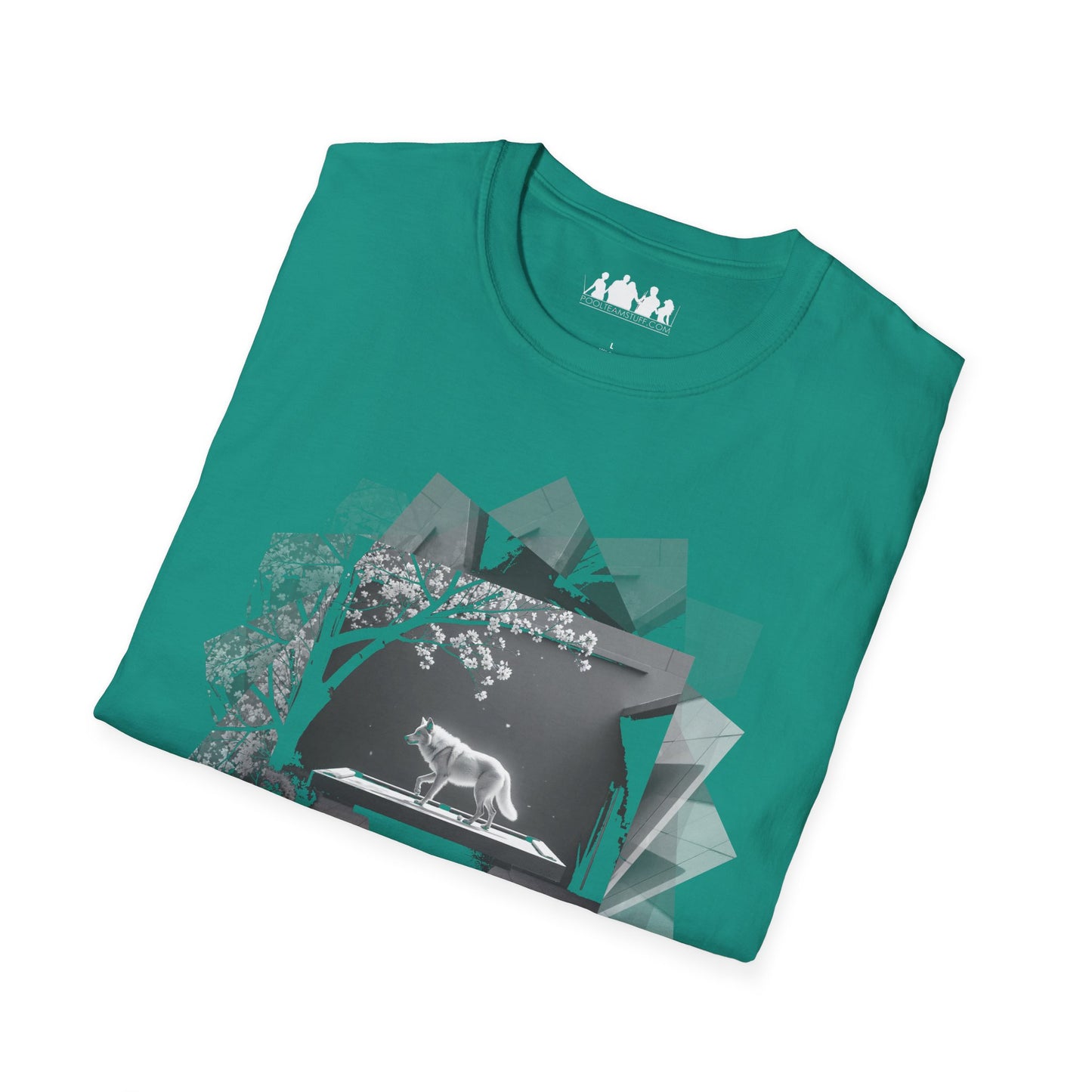 Wolf On Pool Table T-Shirt