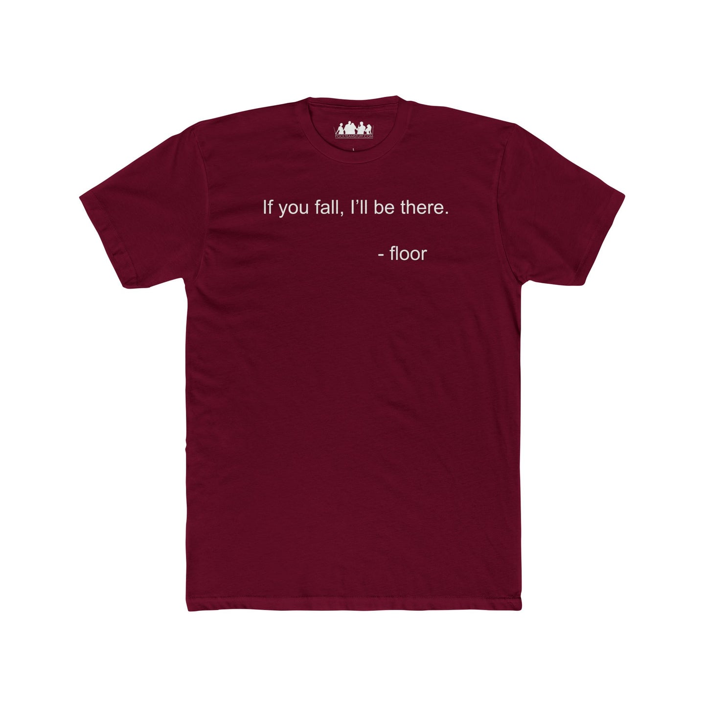 If you fall pool life Men's Cotton Crew Tee