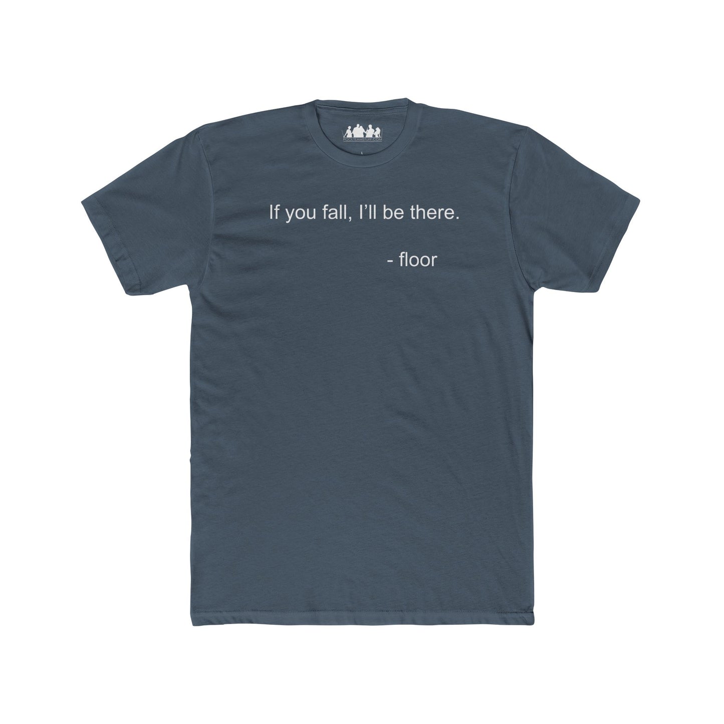 If you fall pool life Men's Cotton Crew Tee