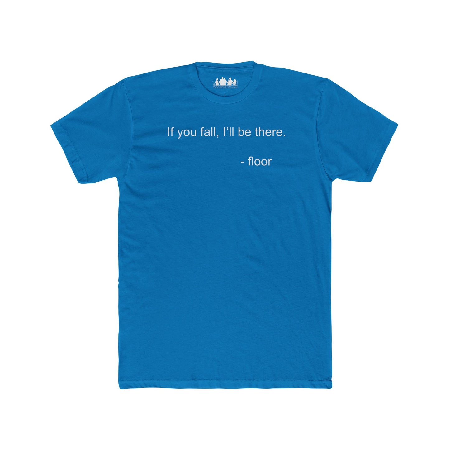 If you fall pool life Men's Cotton Crew Tee