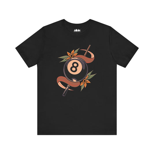 Vintage 8-Ball Design Tee Shirt